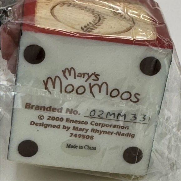 MARY'S MOO MOOS - HOLY COW ITS A BOY Figurine #749508 New Sealed - Picture 4 of 14